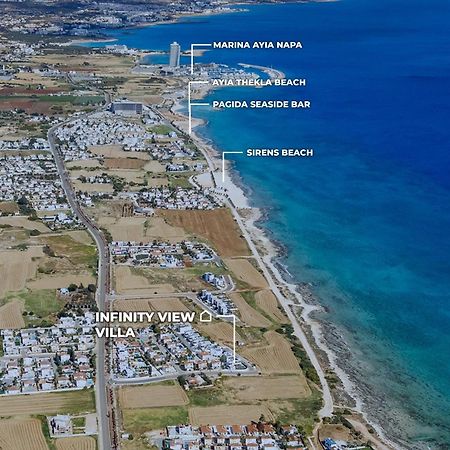 Infinity View Villa Ayia Napa Exterior foto